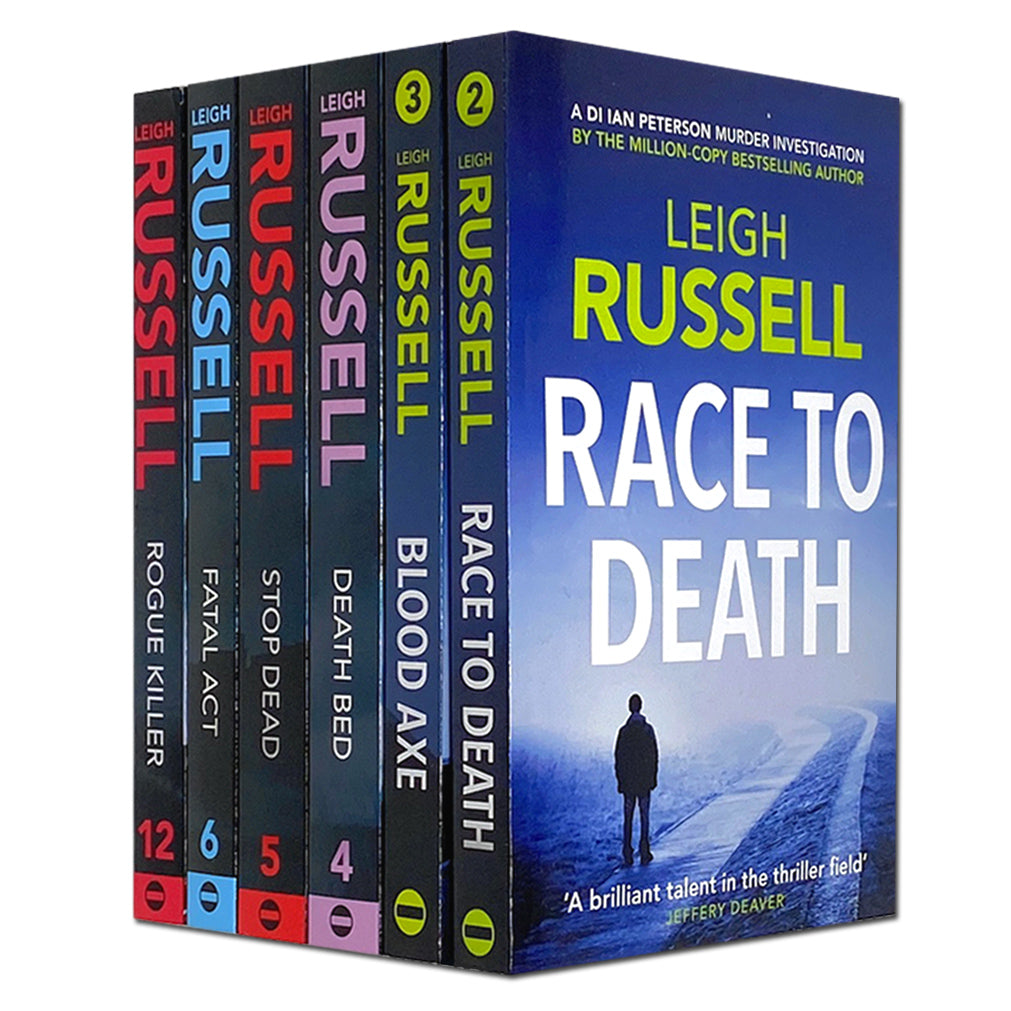 Leigh Russell A DI Geraldine Steel 6 Books Set Collection