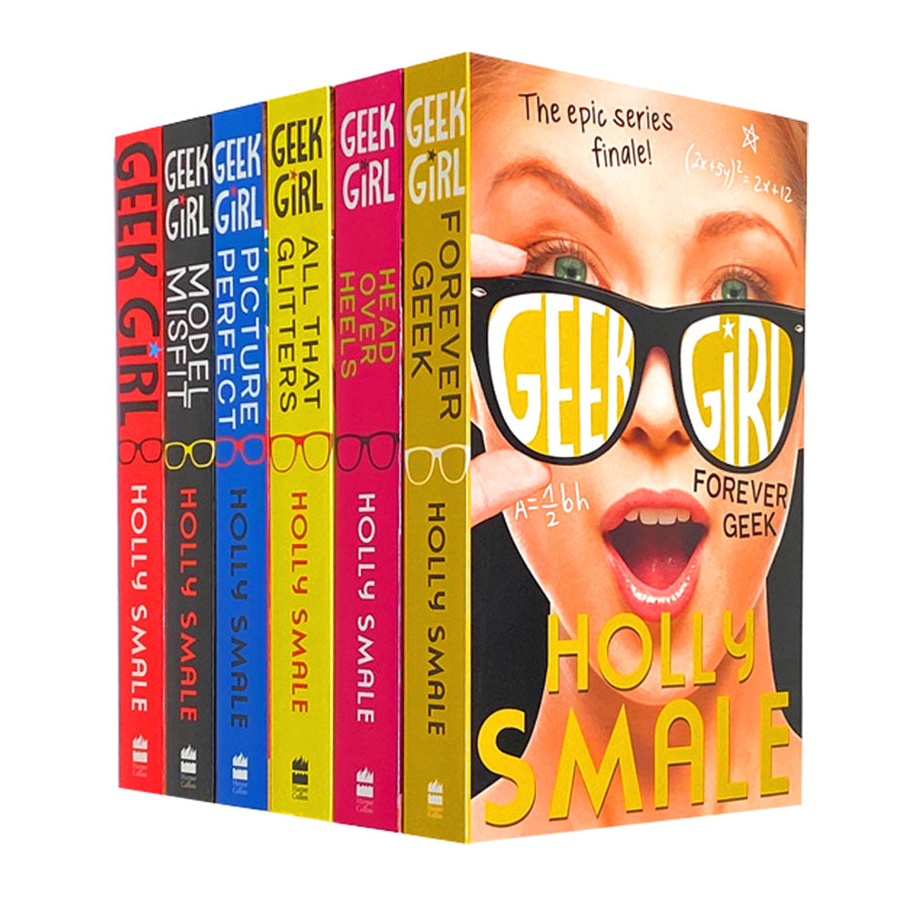 Geek Girl Series 6 Books Set by Holly Smale, Head Over Heels – Teen Fiction, Humor, Friendship, Relatable Geek Culture, Confidence, Must-Read