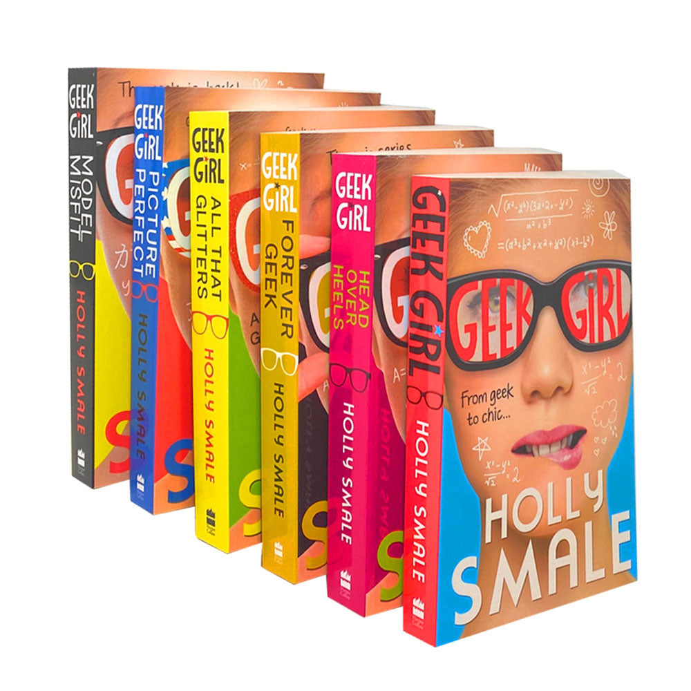 Geek Girl Series 6 Books Set by Holly Smale, Head Over Heels – Teen Fiction, Humor, Friendship, Relatable Geek Culture, Confidence, Must-Read