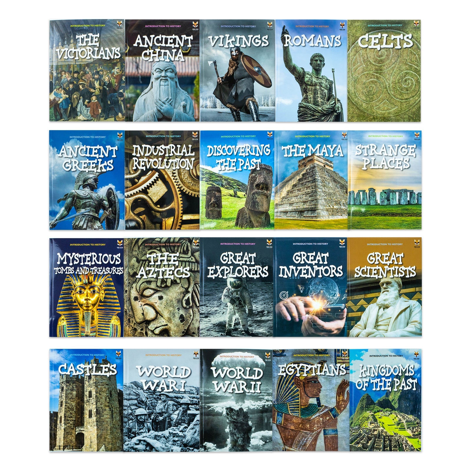 Children's Introduction to History for Beginners (Series1 & 2) 20 Paperback Books Collection Set- Fun Educational History for Kids & Engaging Learning