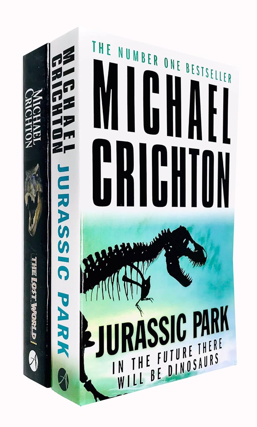 Michael Crichton's Jurassic Park 2 Book Set: Jurassic Park & The Lost World! Thrilling Dinosaur Adventure, Science Fiction Classics in Paperback!