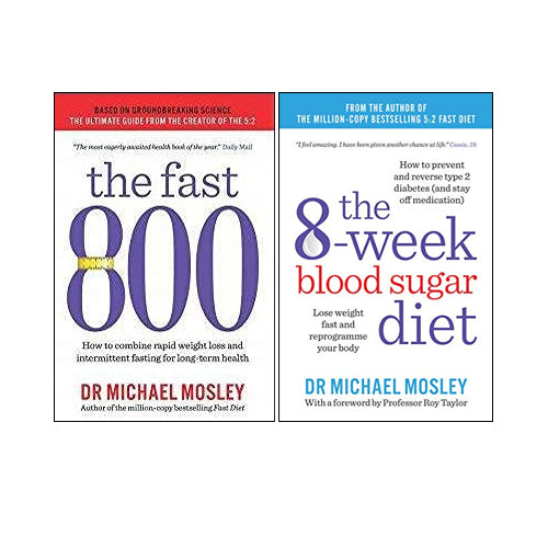 The Fast 800 & The 8-Week Blood Sugar Diet 2 Book Set Collection