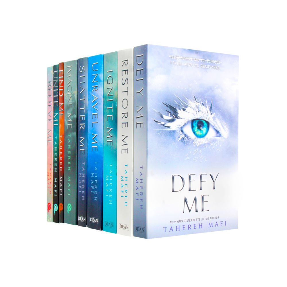 Shatter Me Series Collection 9 Books Set By Tahereh Mafi (Shatter Me, Restore Me, Ignite Me, Unravel Me ,Defy Me )