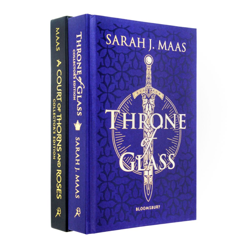 Photo of Sarah J. Maas Collectors Edition 2 Book Set on a White Background