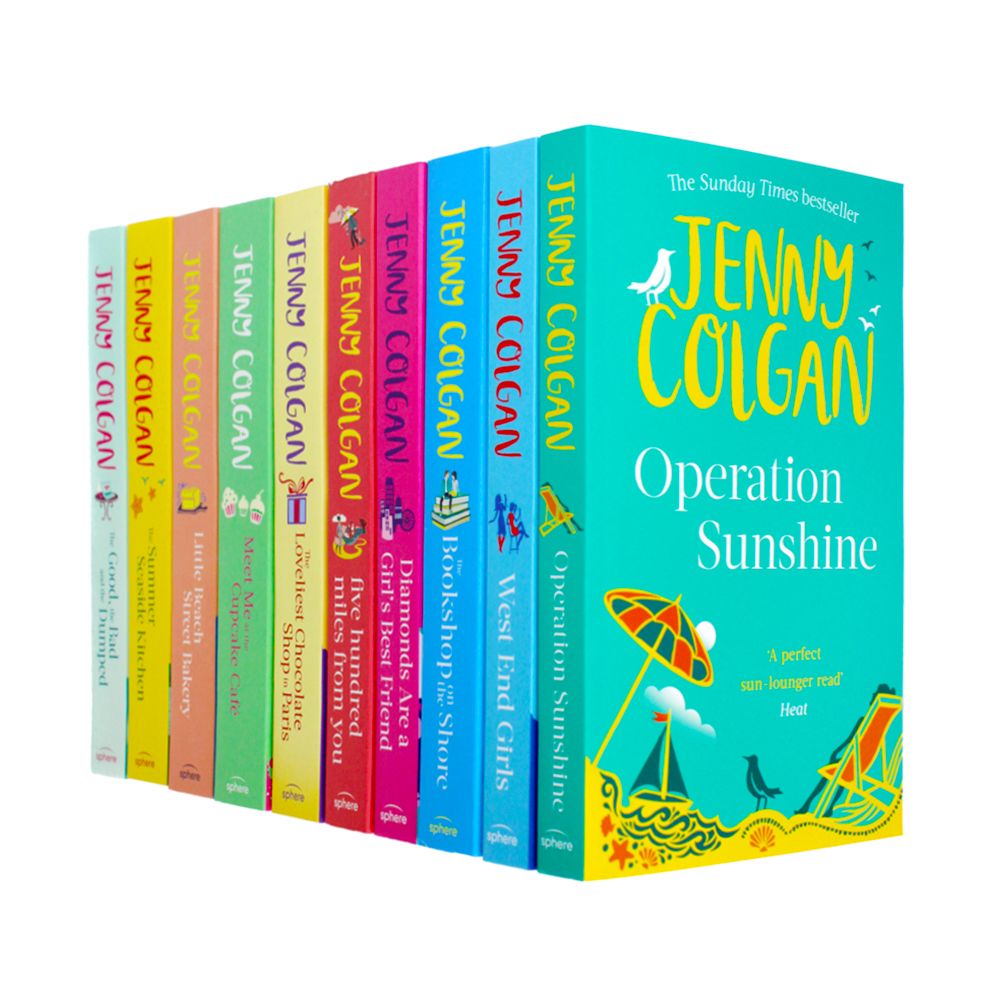 Photo of Jenny Colgan 10 Book Set Collection on a White Background