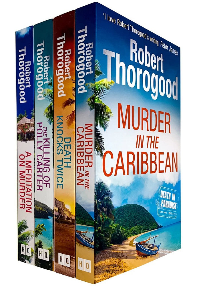 A Death in Paradise Mystery Series By Robert Thorogood 4 Books Collection Set