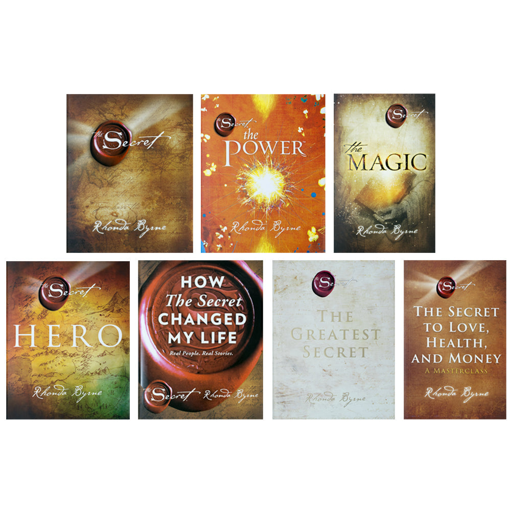 The Secret Series 7 Books Collection Set By Rhonda Byrne (Hero, Power, Magic, The Secret and More!)