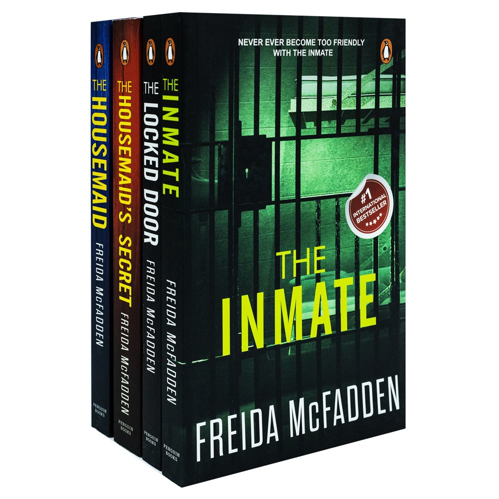 Freida Mcfadden 4 Books Set Collection ( The Housemaid Secret, The Housemaid, The Locked Door, The Inmate)