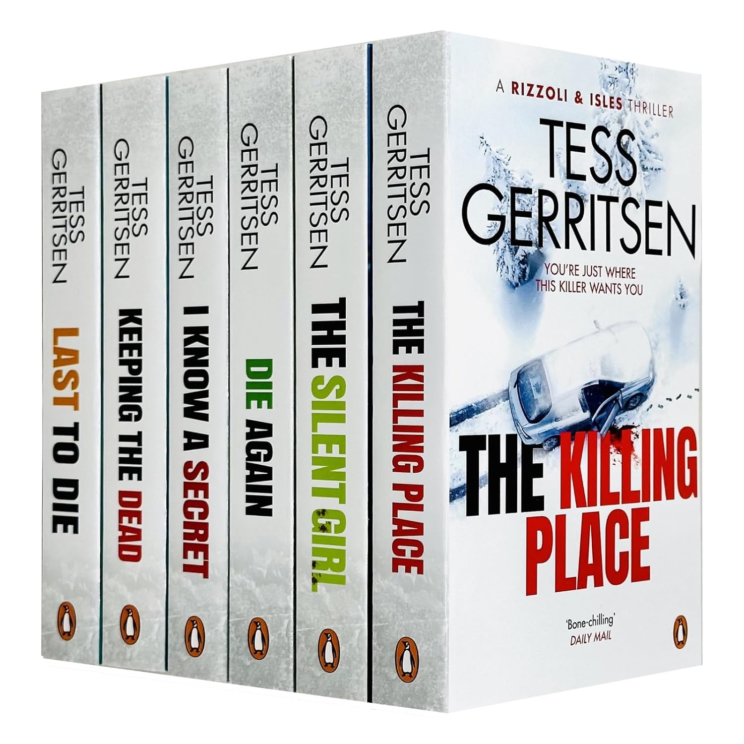 Rizzoli & Isles Series 7-12 Collection 6 Books Set By Tess Gerritsen (Keeping the Dead, The Killing Place, The Silent Girl, Last To Die, Die Again, I Know A Secret)