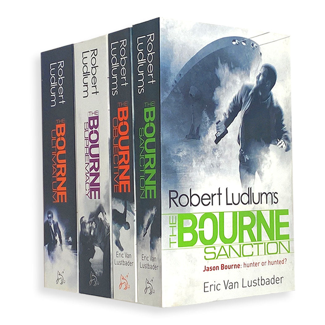 Jason Bourne Series Robert Ludlum Collection 4 Books Sets