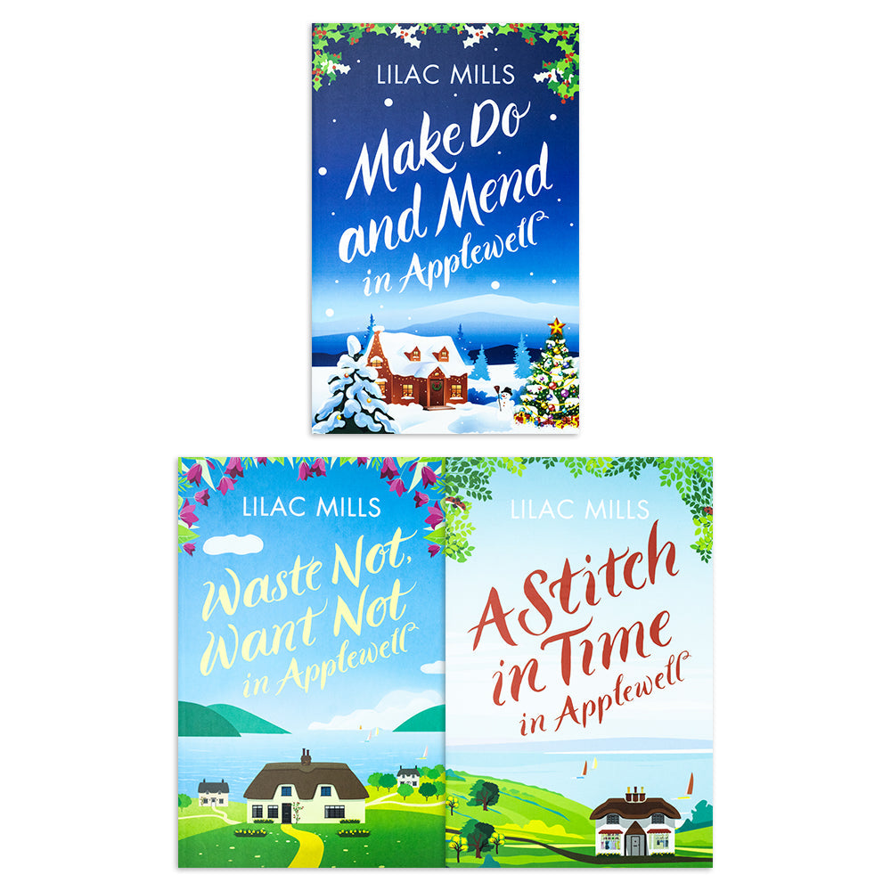 Applewell Village Series 3 Books Collection Set (Waste Not, Want Not in Applewell, Make Do and Mend in Applewell & A Stitch in Time in Applewell)