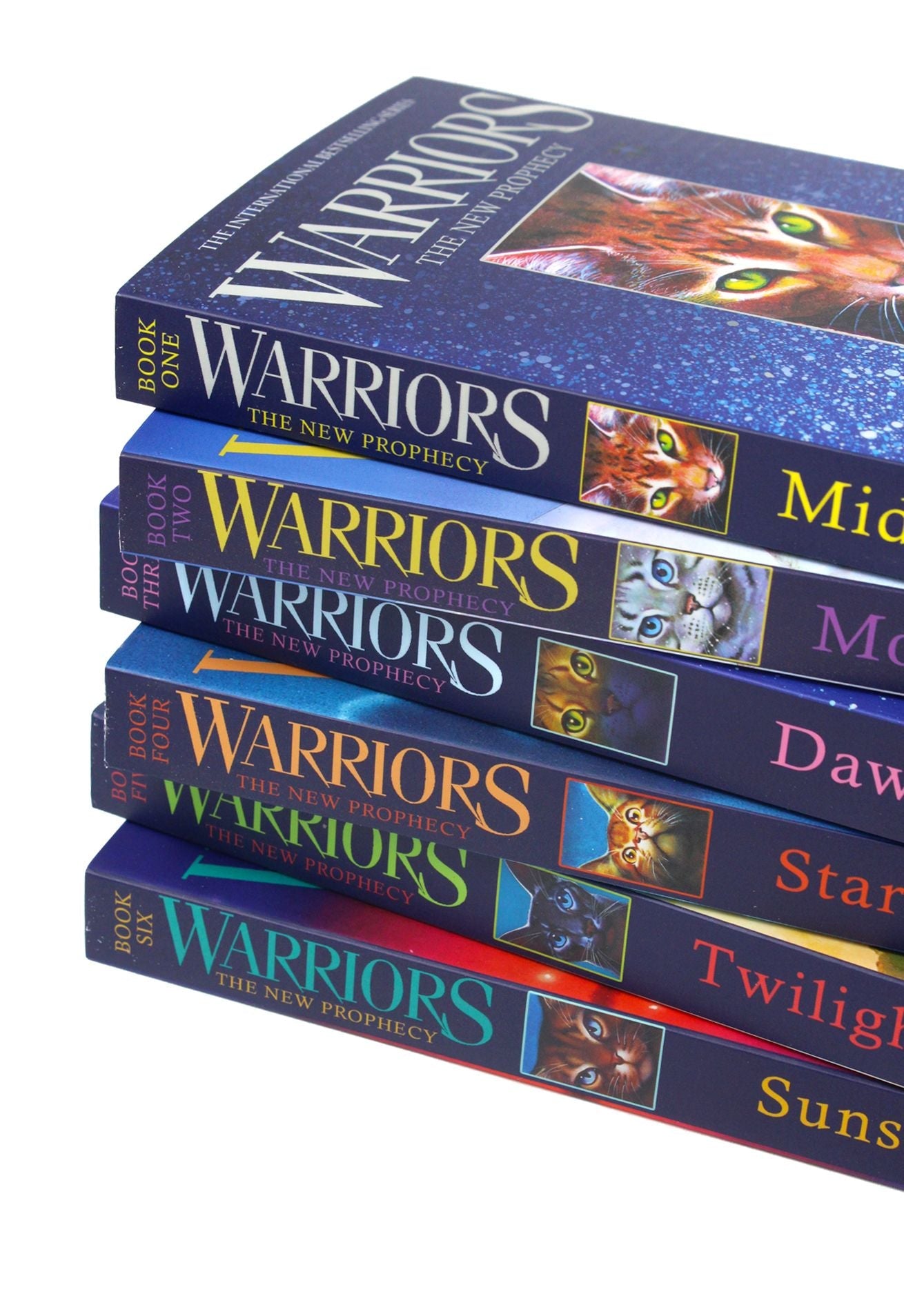 Warrior Cats Series 2: The New Prophecy Collection by Erin Hunter - 6 Exciting Books of Fantasy, Adventure, and Animal Stories for12+ years readers