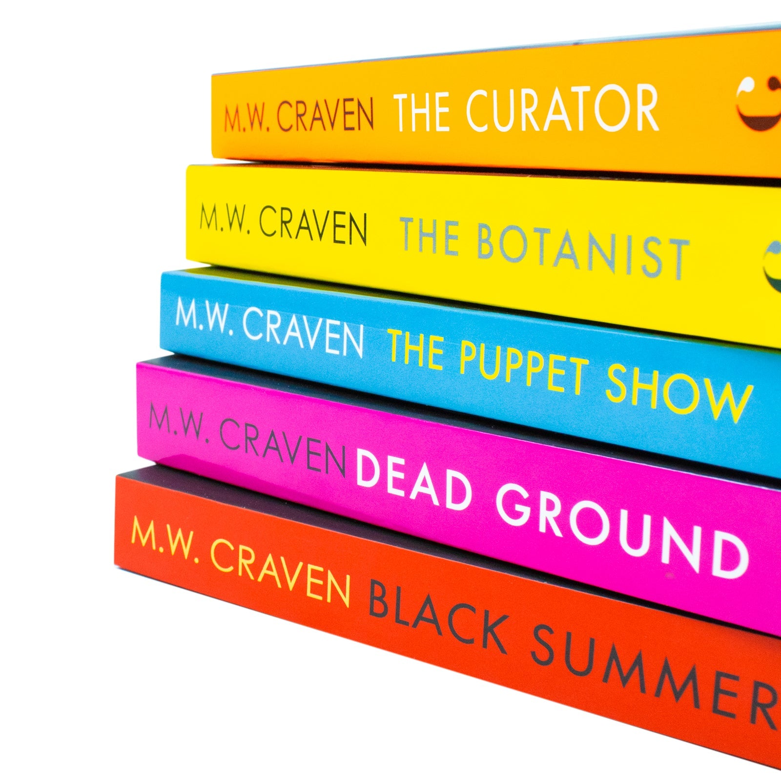 M. W. Craven 5 Book Set [The Curator.The Botanist.The Puppet Show.Dead Ground.Black Summer]