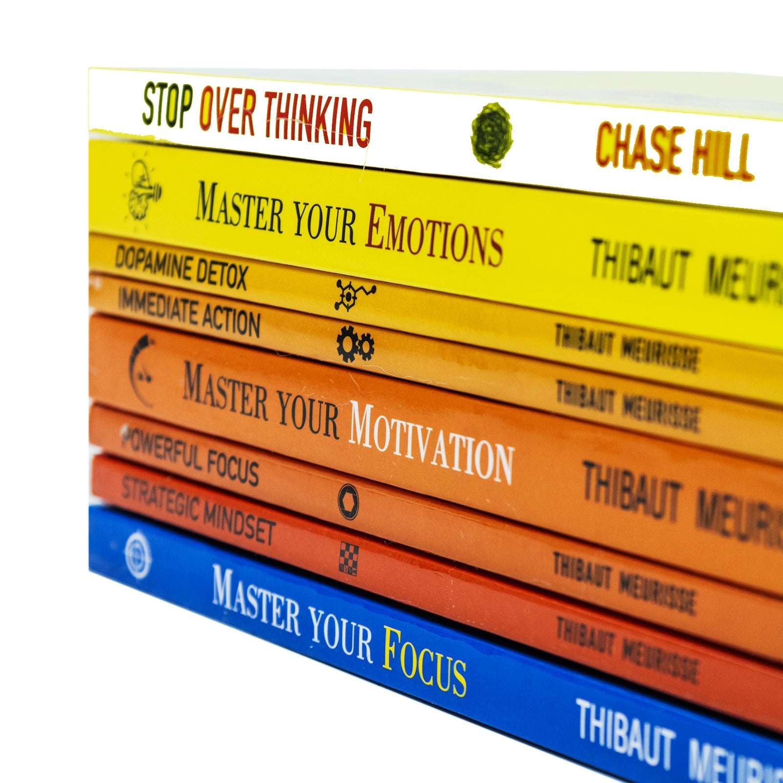 Productivity & Mastery Series By Thibaut Meurisse & Chase Hill 8 Books Collection Set