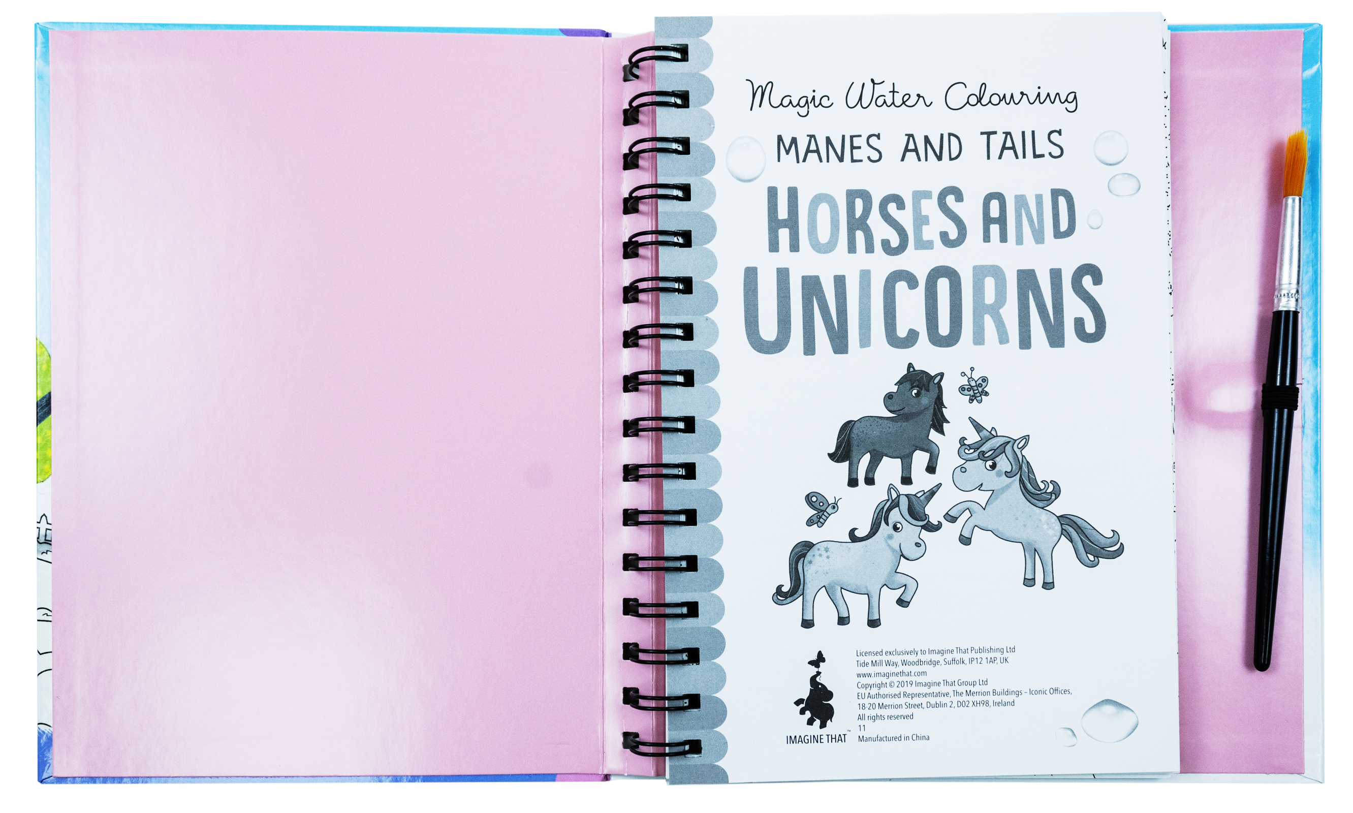 Magic Water Colouring Activity Collection 3 Book Set By Jenny Copper(Horses & Unicorns, Mermaids, Under the Sea)