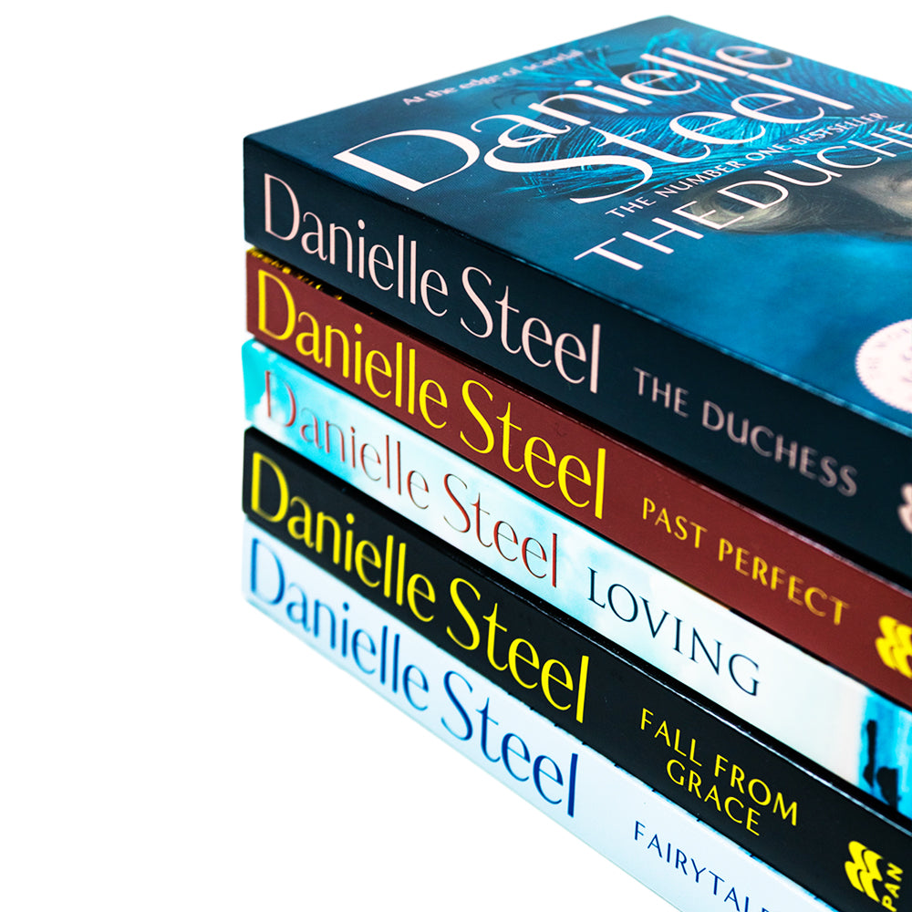 Danielle Steel Collection 5 Books Set (Past Perfect, Loving, Fall From Grace, The Duchess, Fairytale)