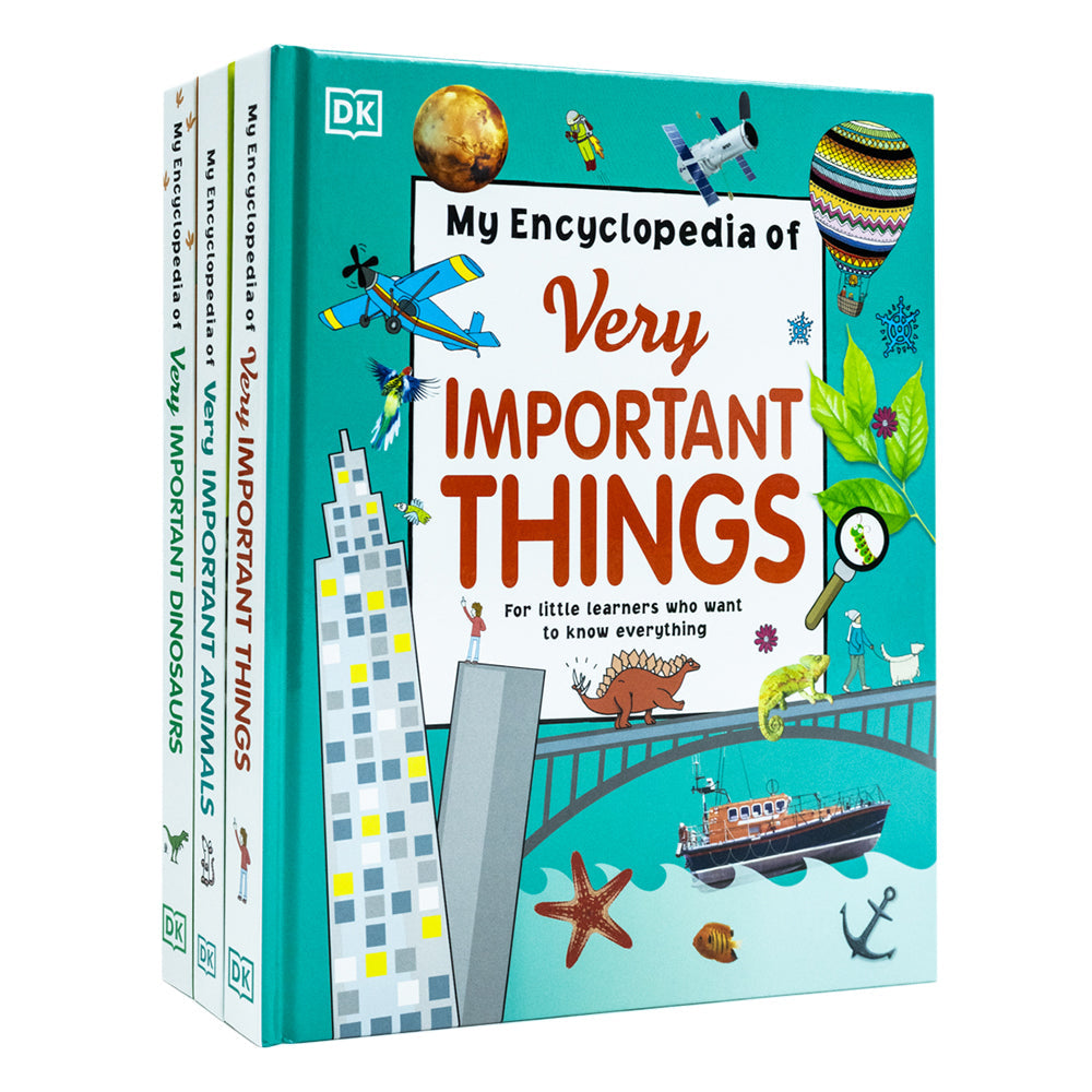 My Encyclopedia of Very Important Things, Animals and Dinosaurs 3 books set