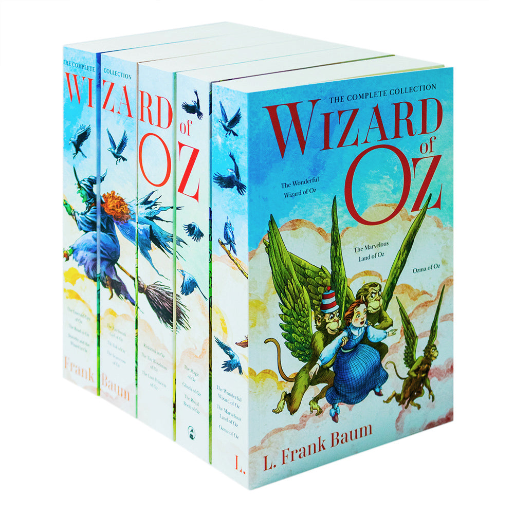 The Complete Wizard of Oz Series Collection: 15 Hardback Books by L. Frank Baum | Classic Fantasy Adventures & Enchanting Tales for Ages 8-12