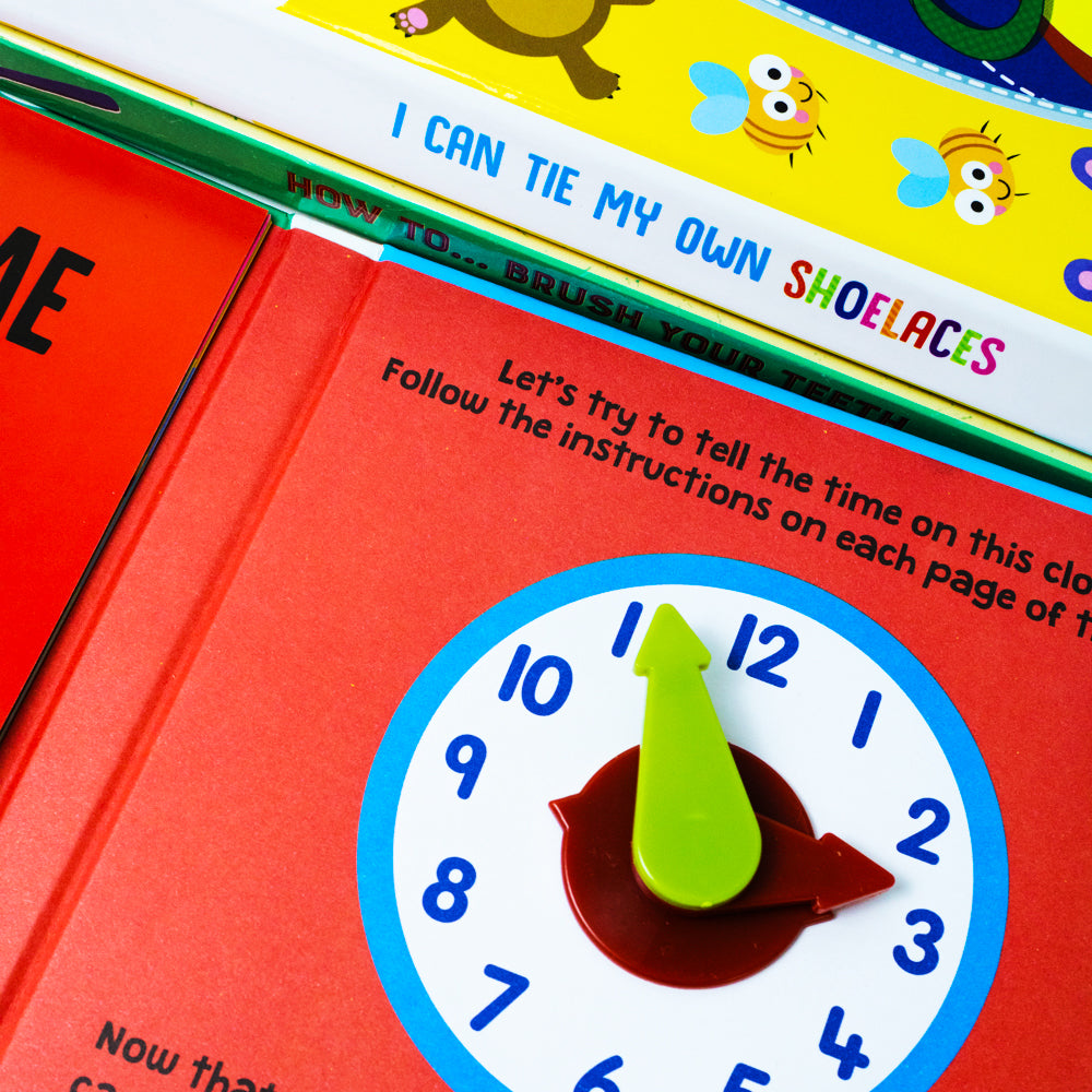 I Can Tell The Time, Tie My Own Shoelaces and How to Brush Your Teeth 3 Books Collection Set