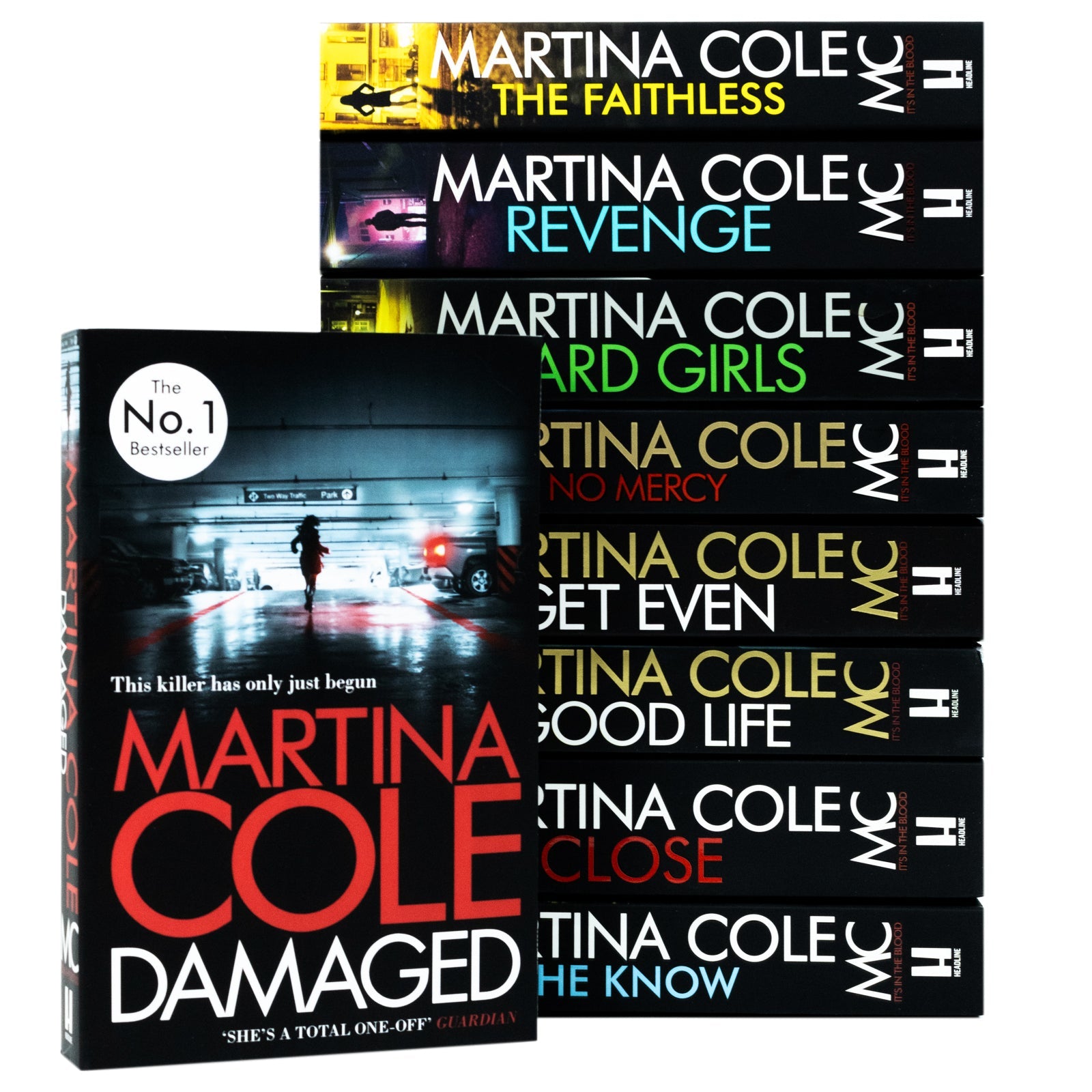 Martina Cole 9 Books Collection Set ( The Know, Close, The Good Life, Get Even, No Mercy, Hard Girls, Revenge, The Faithless, Damaged)