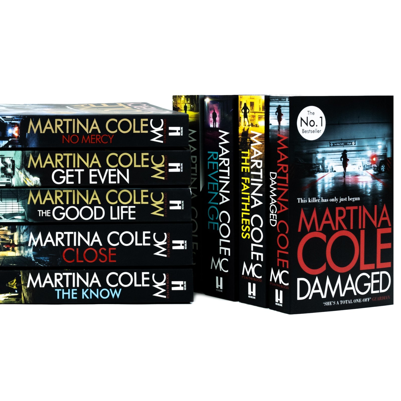 Martina Cole 9 Books Collection Set ( The Know, Close, The Good Life, Get Even, No Mercy, Hard Girls, Revenge, The Faithless, Damaged)