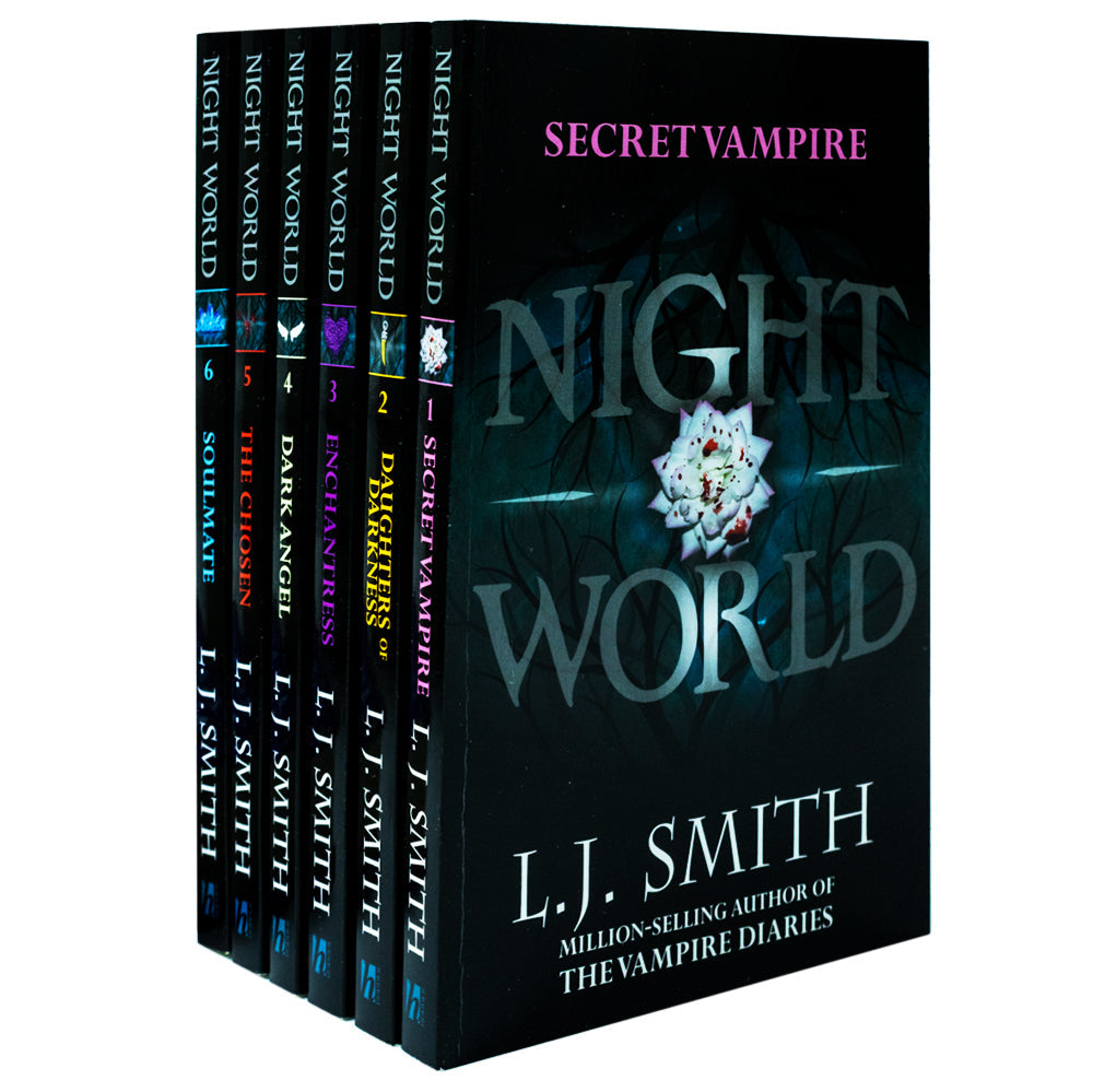 Night World Series 6 Books Collection Box Set (Secret Vampire, Daughters Of Darkness, Enchantress, Dark Angel, The Chosen & Soulmate) by L.J. Smith