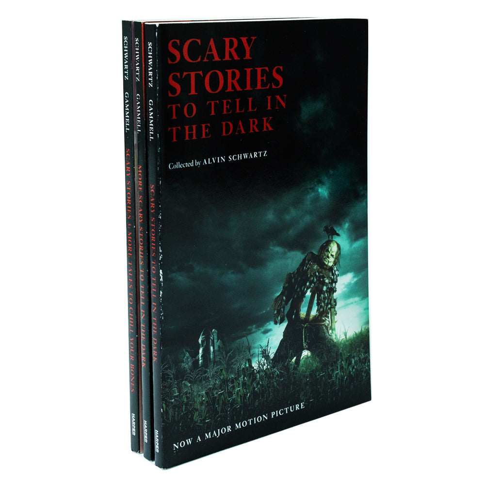 Scary Stories to Tell in the Dark by Alvin Schwartz 3 Book Set