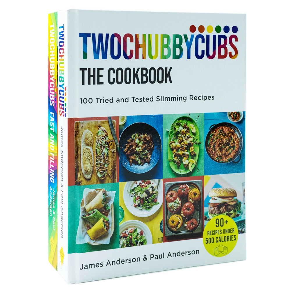 Twochubbycubs Fast and Filling & Twochubbycubs The Cookbook By James and Paul Anderson 2 Books Collection Set