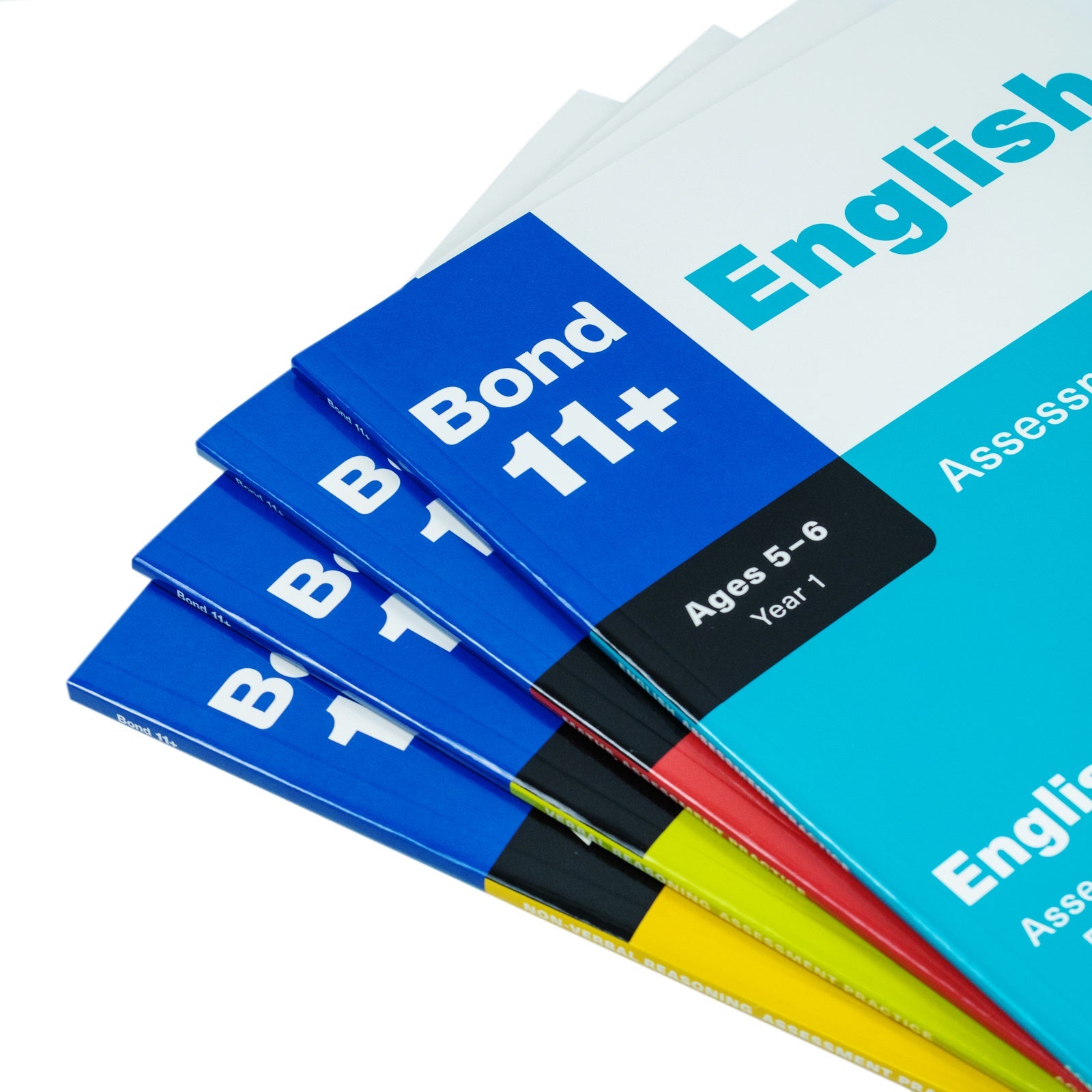 Bond 11+ Maths English Verbal Non-Verbal Reasoning Assessment Practice 5-6 years 4 Books Set (Bond Assessment Papers)