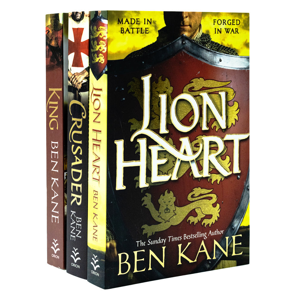 Richard the Lionheart Collection 3 Books Set By Ben Kane (Crusader, Lionheart &  King)