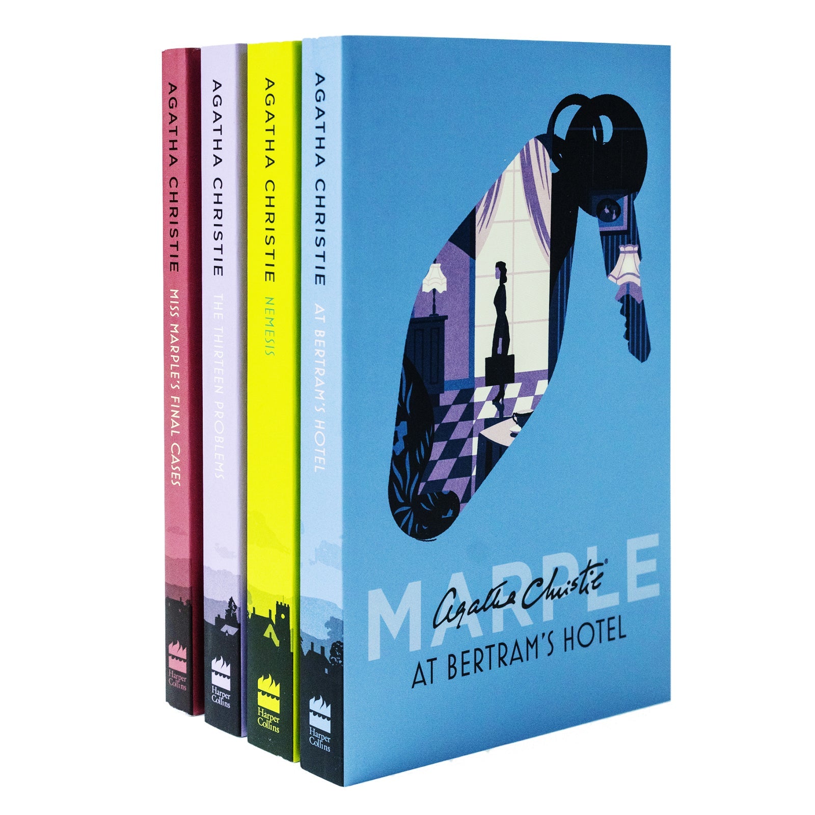 Miss Marple 11 to 14 Collection 4 book set ( Miss Marple’s Final Cases, The Thirteen Problems, Nemesis, At Bertram Hotel )