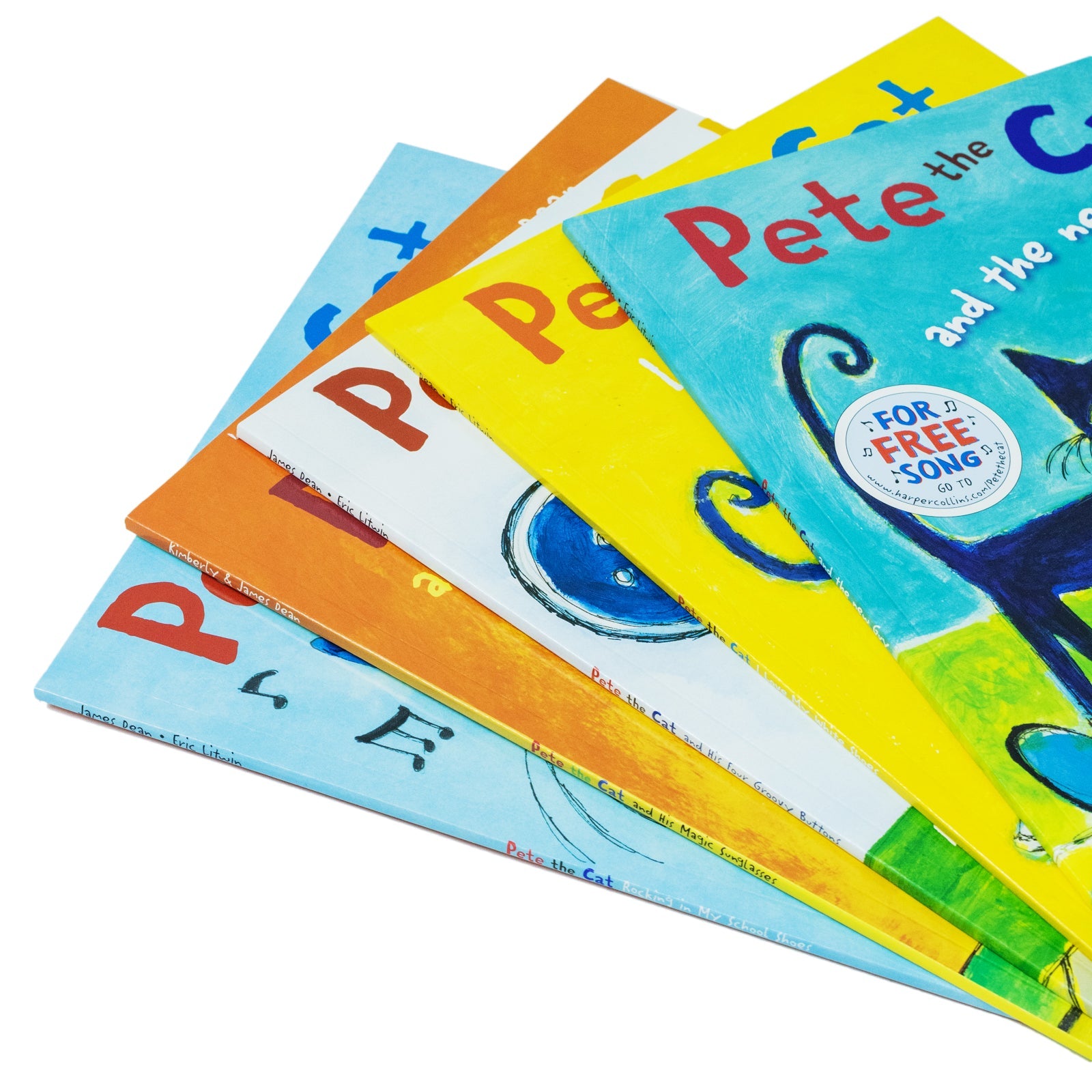 Pete the Cat Series 5 Books Collection by Eric Litwin: Fun & Colorful Children's Picture Books - Classic Adventures, Early Readers & Bedtime Stories!