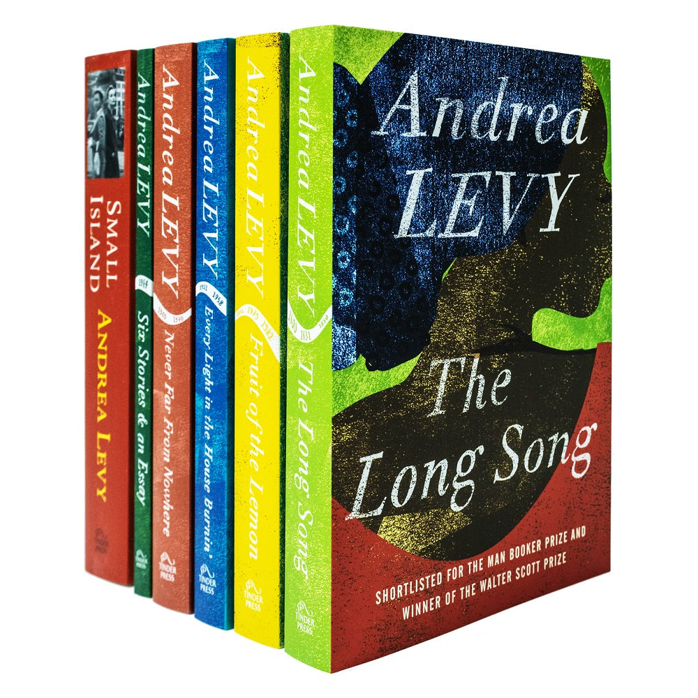 Andrea Levy Collection 6 Books Set (Small Island, The Long Song, Fruit of The Lemon, Every Light In House Burning, Never Far From Nowhere, Six Stories And An Essay)