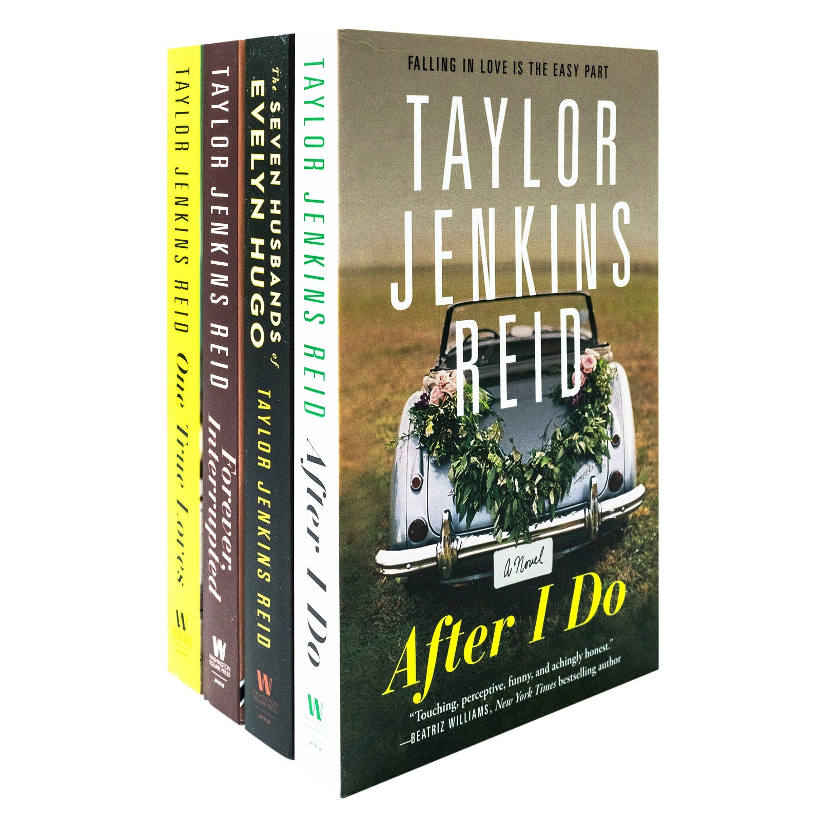 Taylor Jenkins Reid Collection 4 Books Set (Seven Husbands of Evelyn Hugo,After I Do,Forever Interrupted,One True Loves )