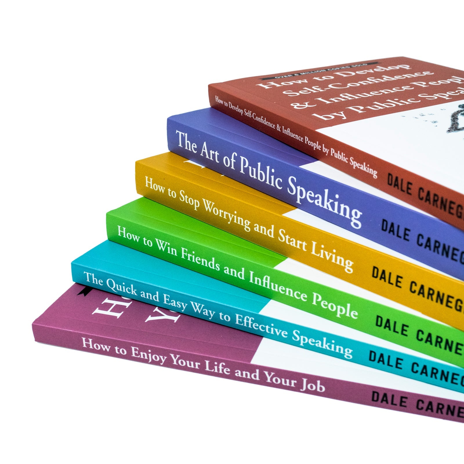 Dale Carnegie Personal Development 6 Books Collection Set Art of Public Speaking