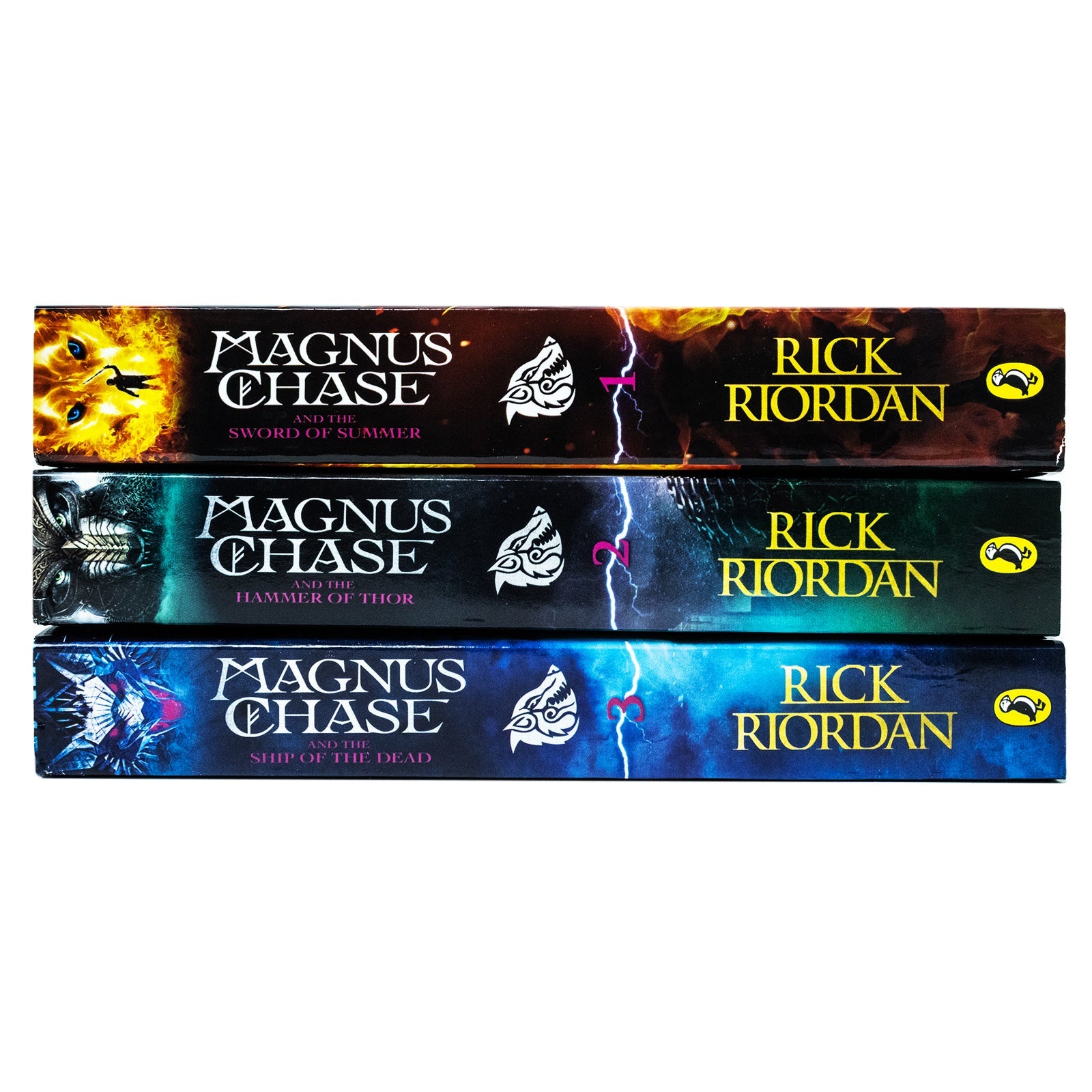 Magnus Chase and the Gods of Asgard Series Collection 3 Books Set By Rick Riordan