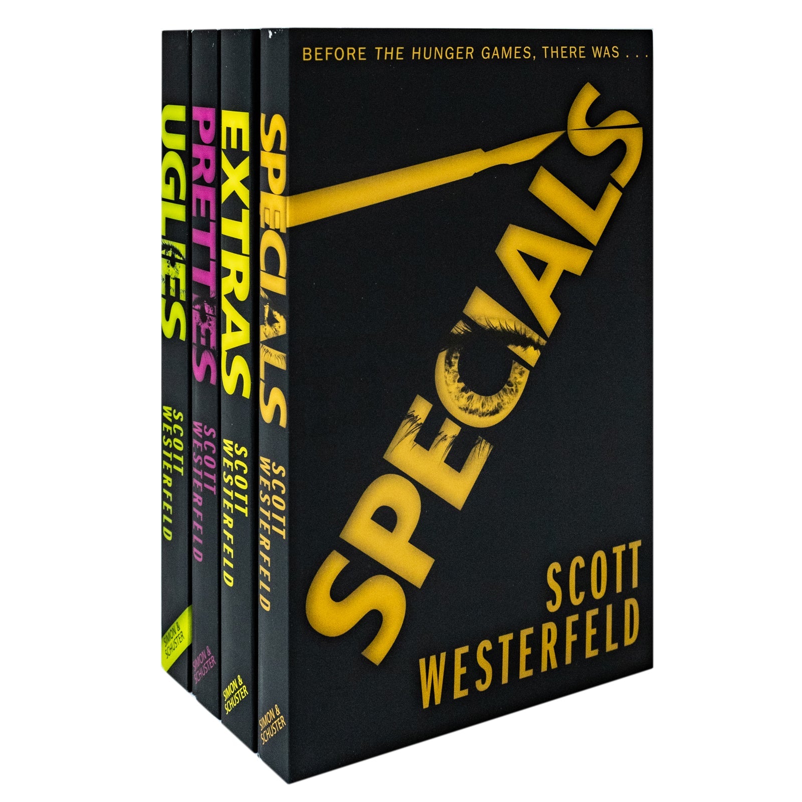 Scott Westerfeld The Uglies Quartet 4 Books Collection - Uglies, Pretties, Specials & Extras, Paperback, 12+ Years, netflix dystopian teen fiction