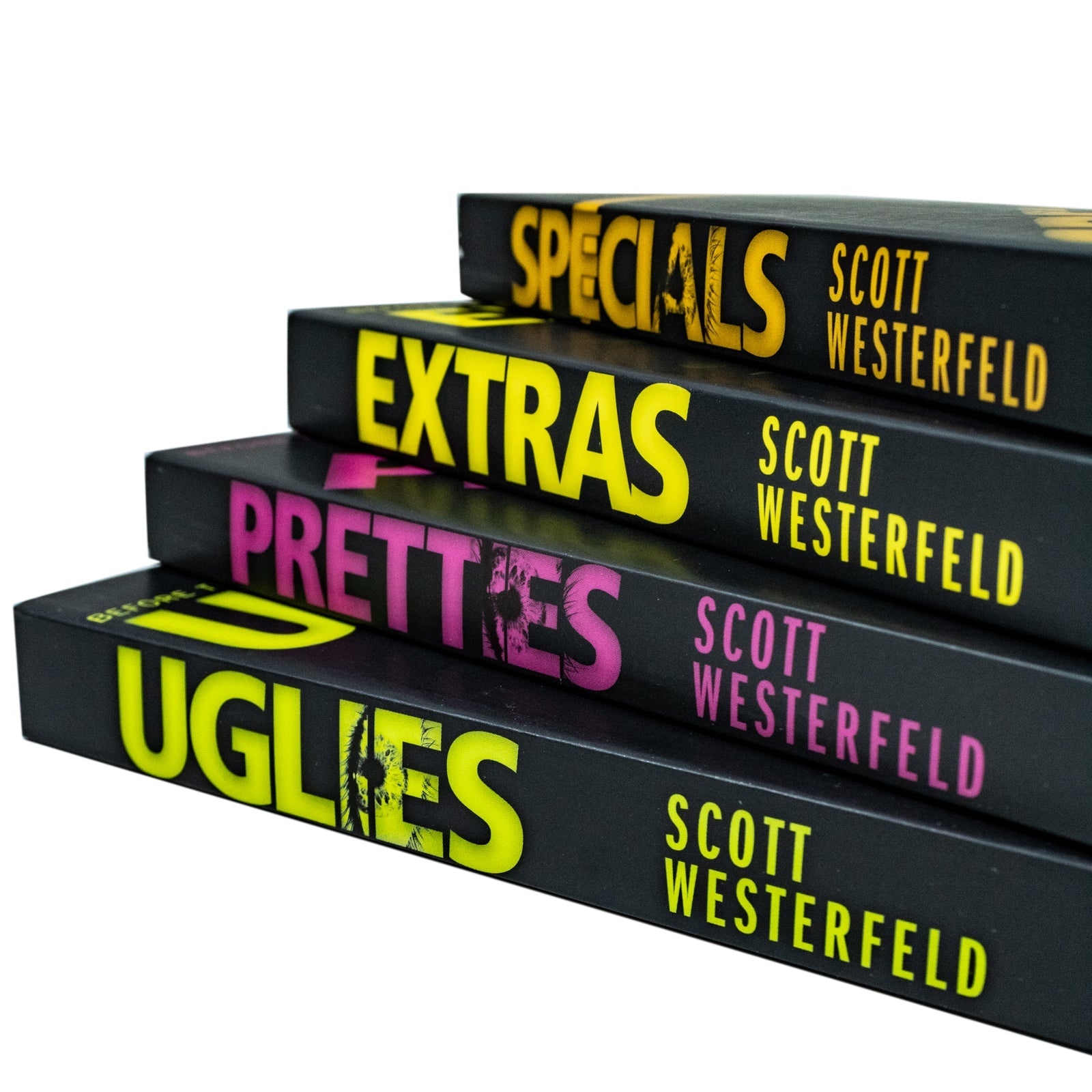 Scott Westerfeld The Uglies Quartet 4 Books Collection - Uglies, Pretties, Specials & Extras, Paperback, 12+ Years, netflix dystopian teen fiction