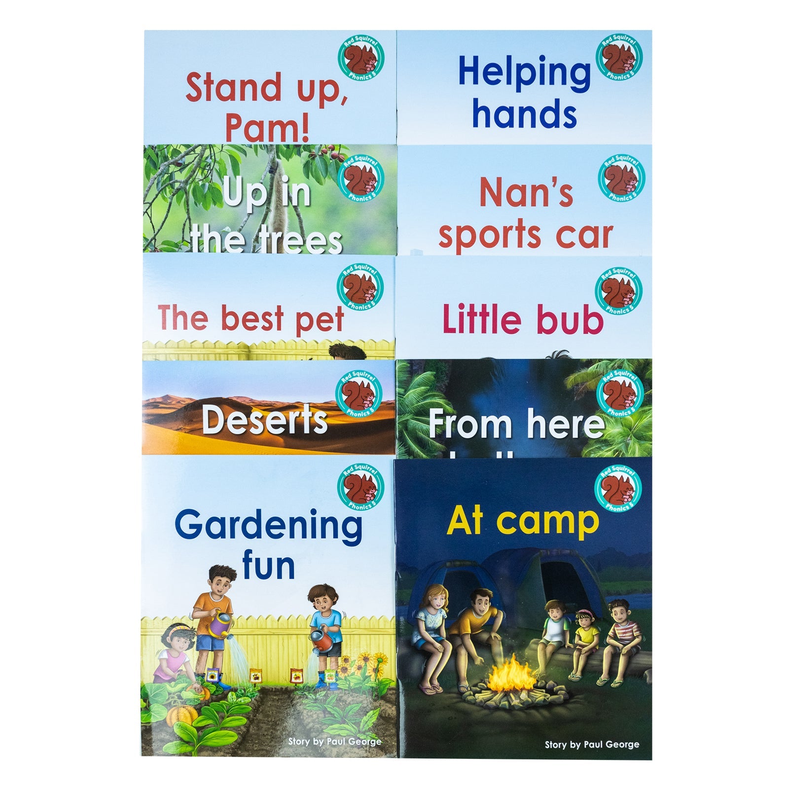 Red Squirrel Phonics Level 5- Set 2C Collection 10 Books Set