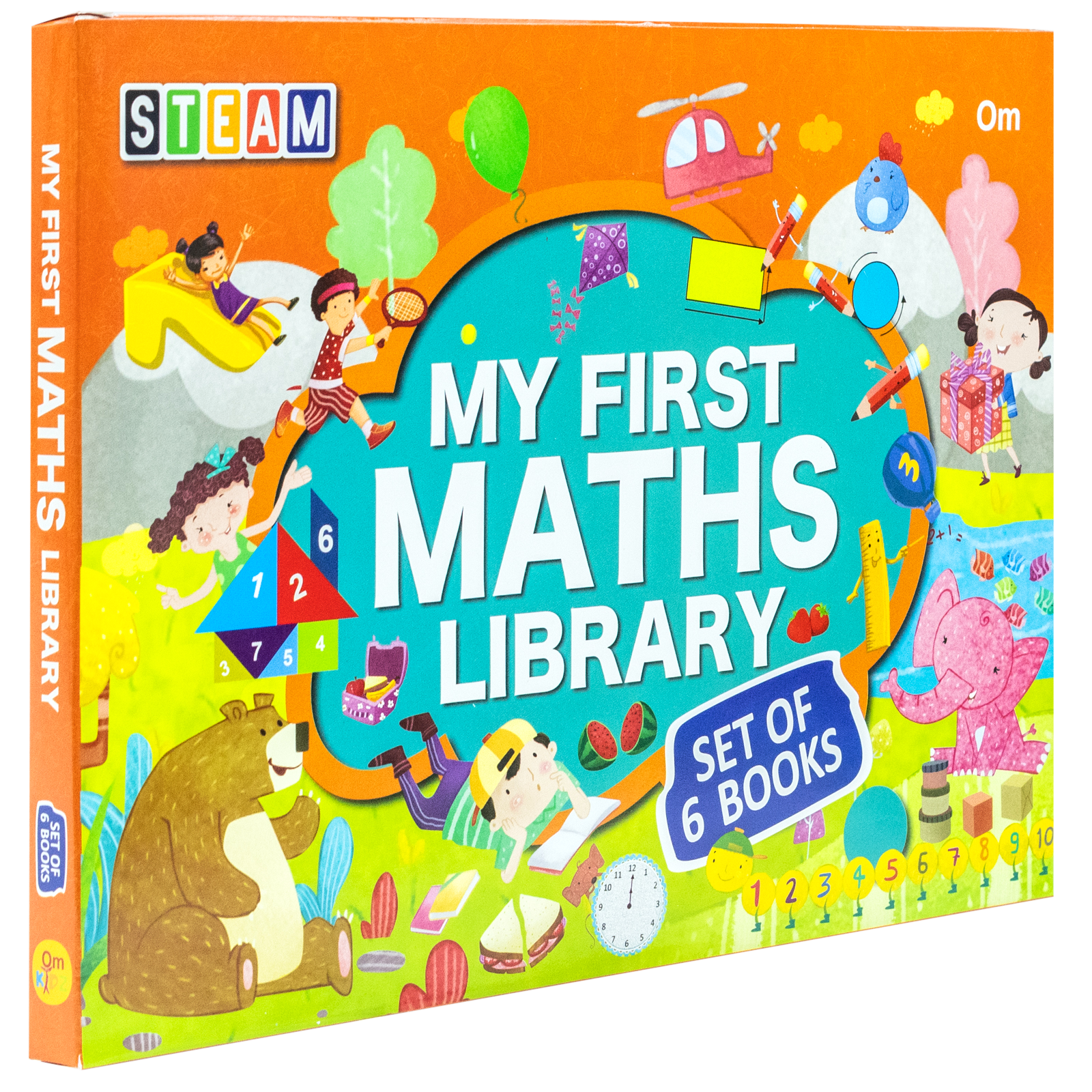 My First MATHS Library Set of 6 Books Collection Set By Shweta Sinha Level 1- 3