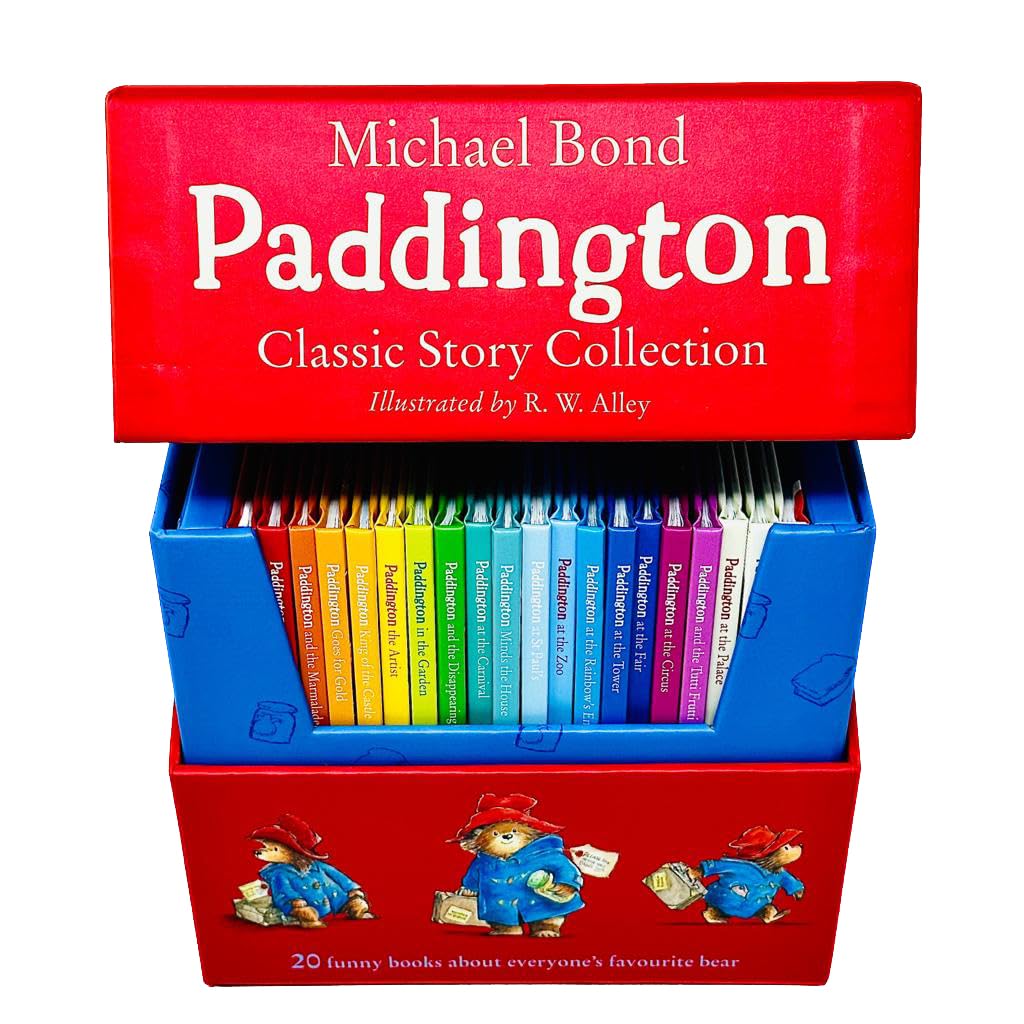 Paddington Classic Story Collection 20 Books Box Set by Michael Bond(Paddington, At the Zoo, at St Paul's, the Marmalade Maze, at the Palace & Many More)