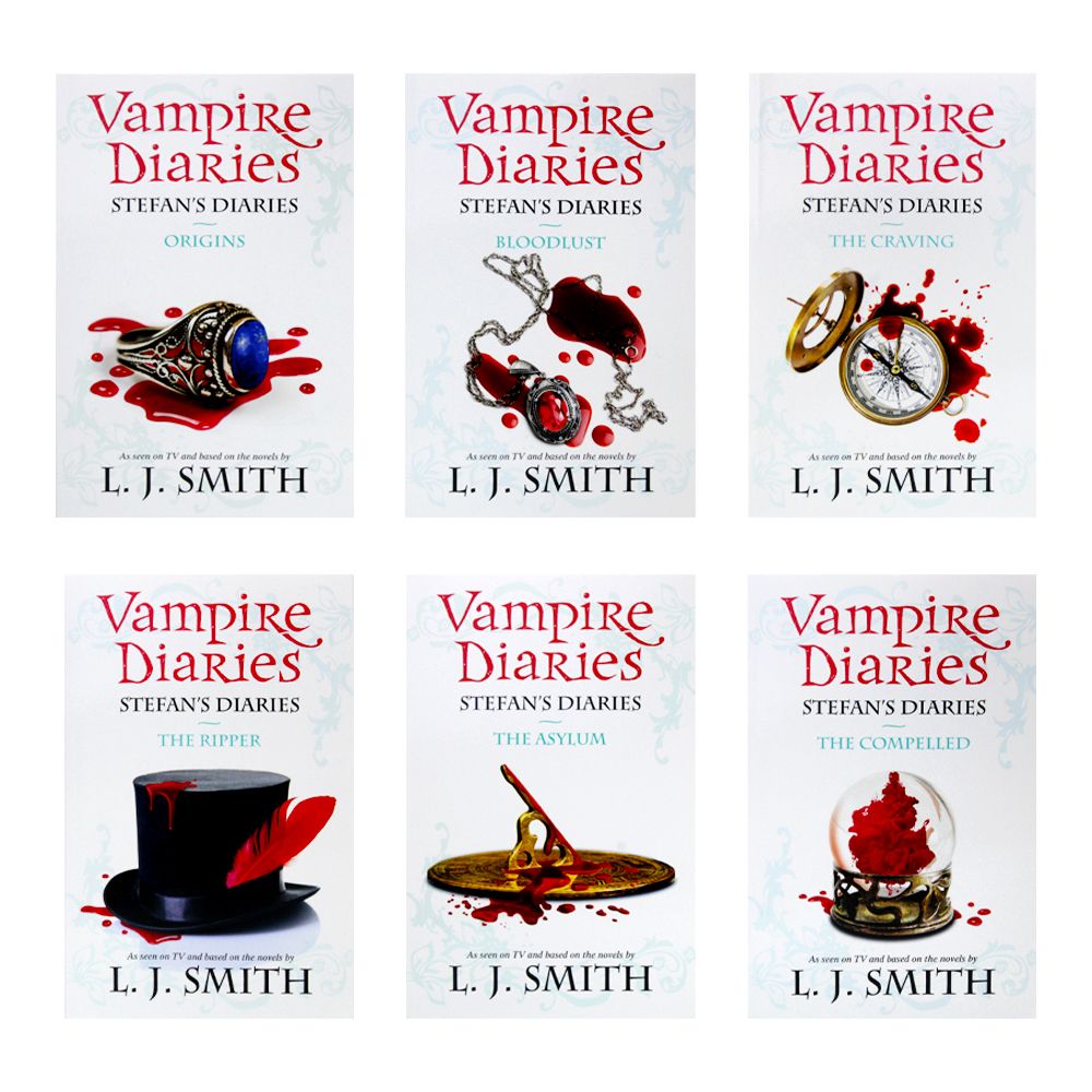 The Vampire Diaries: Stefan's Diaries 1-6 Box Set by L.J. Smith | YA Fantasy, Paranormal Romance, Supernatural, Adventure,Teen Books, Must-Read Series