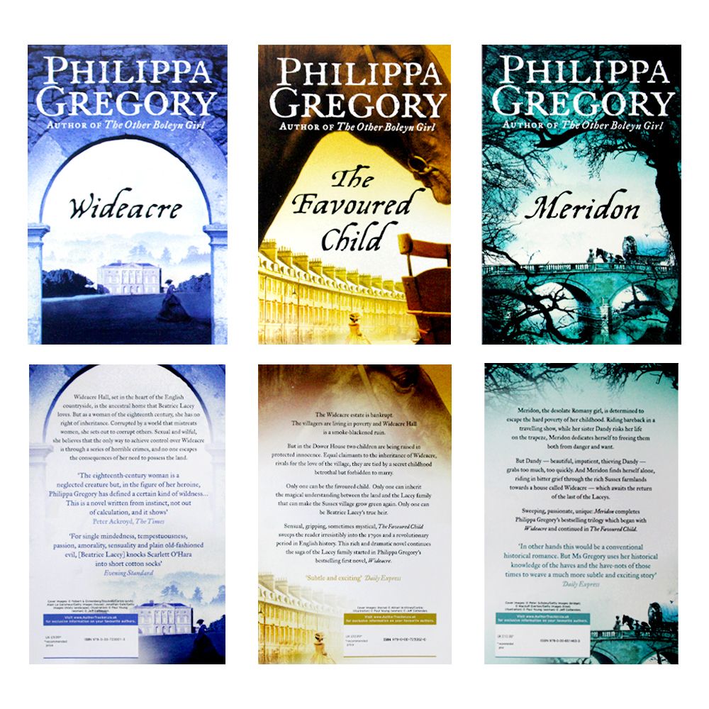 Photo of The Complete Wideacre Trilogy by Philippa Gregory on a White Background