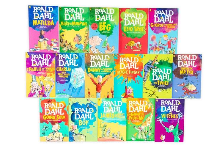 Roald Dahl Collection 16 Books Set - Charlie chocolate factory, BFG, Matilda, The Witches, The Twits - Paperback Age 8+ adventure stories for kids