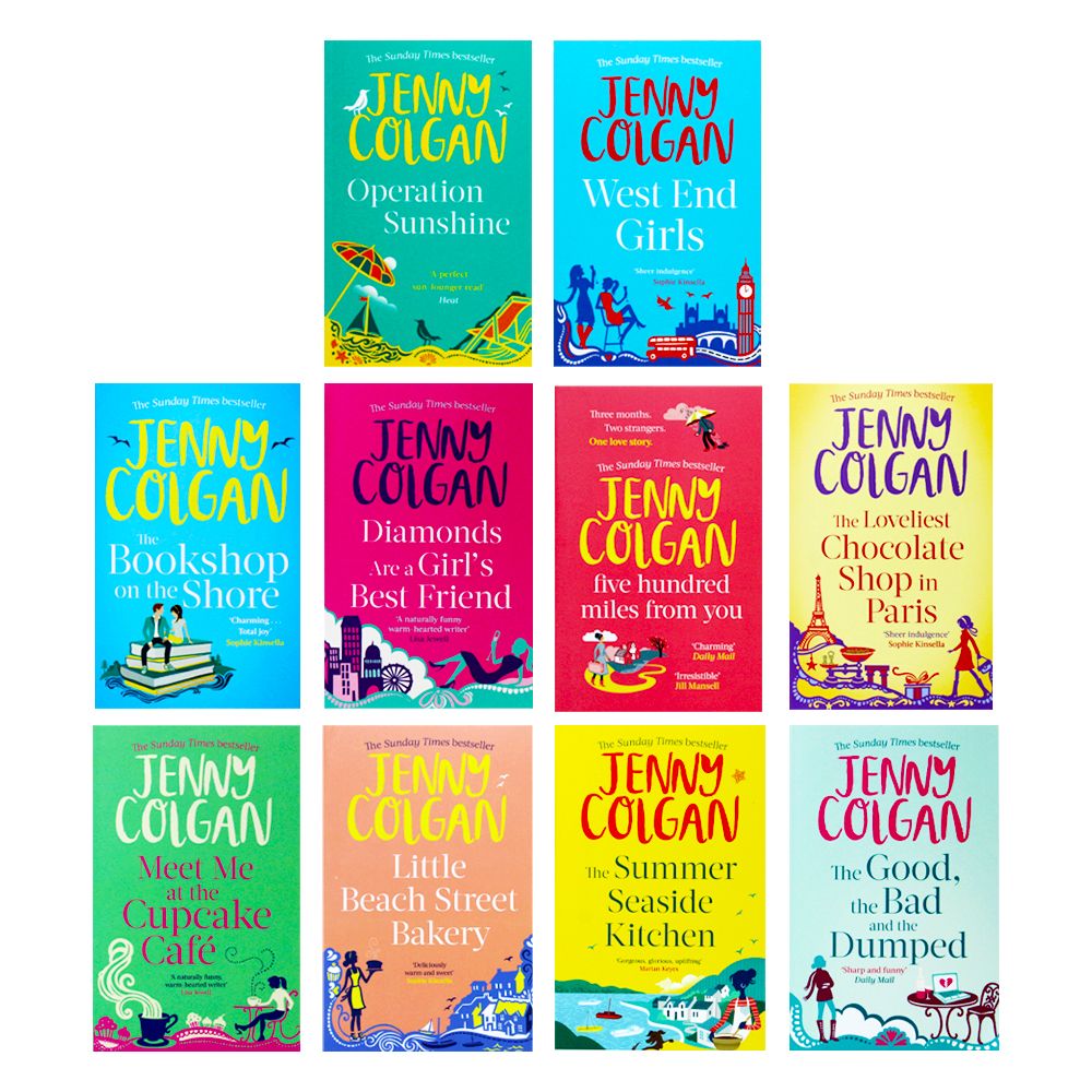 Photo of Jenny Colgan 10 Book Set Collection on a White Background