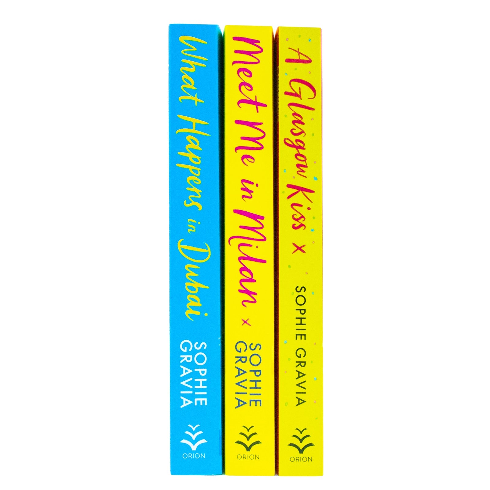 Sophie Gravia 3 Books Collection Set (A Glasgow Kiss, What Happens in Dubai & Meet Me in Milan)