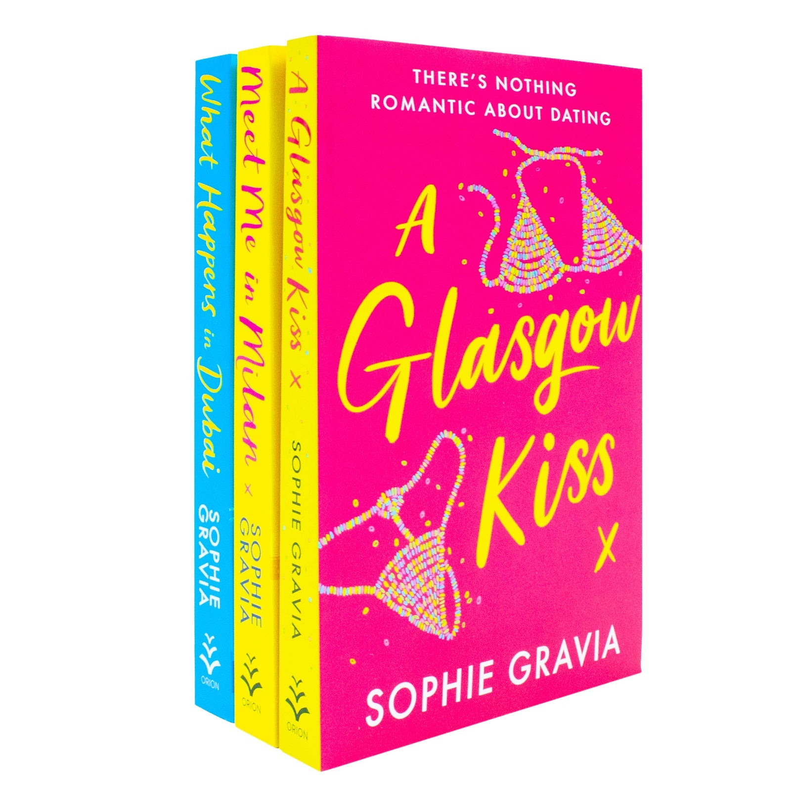 Sophie Gravia 3 Books Collection Set (A Glasgow Kiss, What Happens in Dubai & Meet Me in Milan)