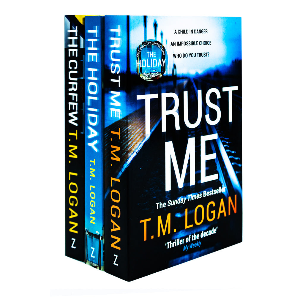 T M Logan Collection 3 Books Set (The Holiday, The Curfew, Trust Me)