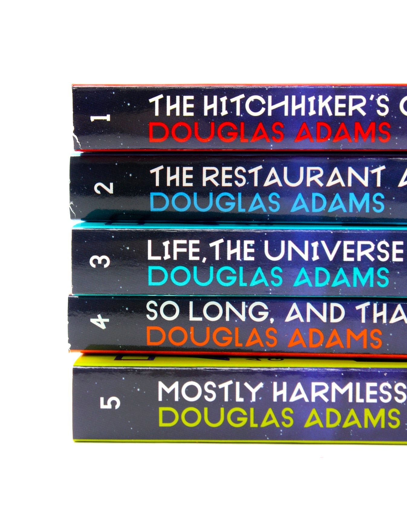 The Complete Hitchhiker's Guide to the Galaxy Box set 5 Paperback Books for Ages 12+ by Douglas Adams  Humorous Fantasy Adventure Classic Saga Trilogy