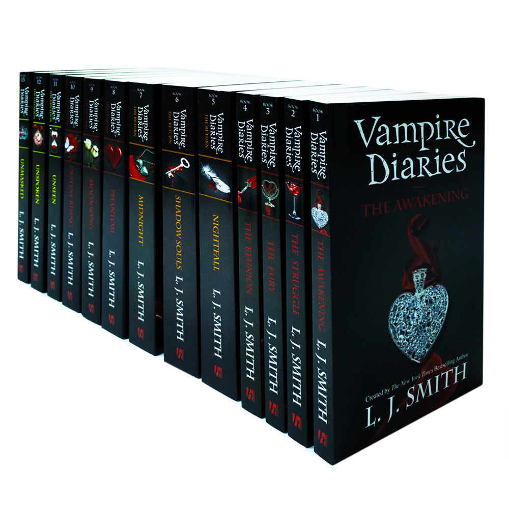 Vampire Diaries Complete Collection by L.J. Smith: 13 mystical paperback books of love, friendship, and supernatural adventures for 12+ readers!